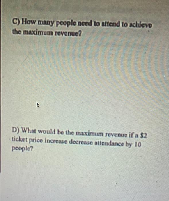 How do you solve 9c, and 9d? 9) A farm runs a