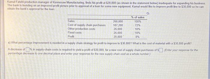please answer all part 1 b) What percentage