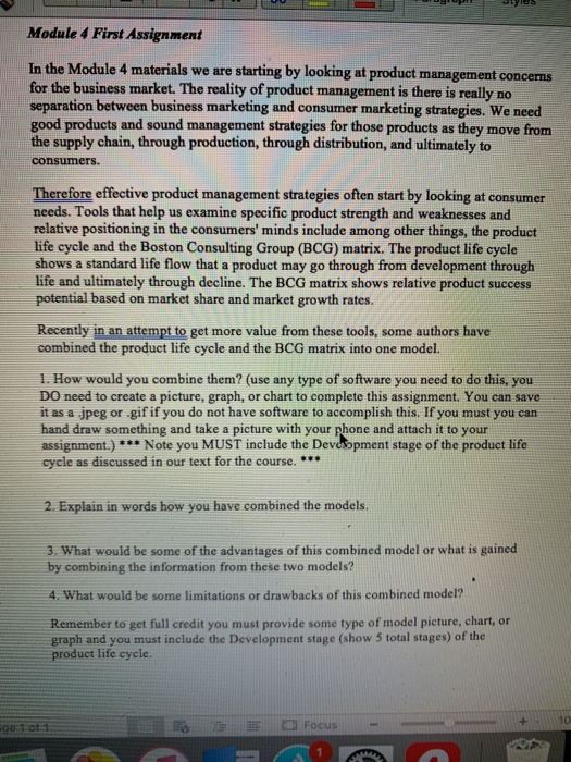 Module 4 First Assignment In the Module 4