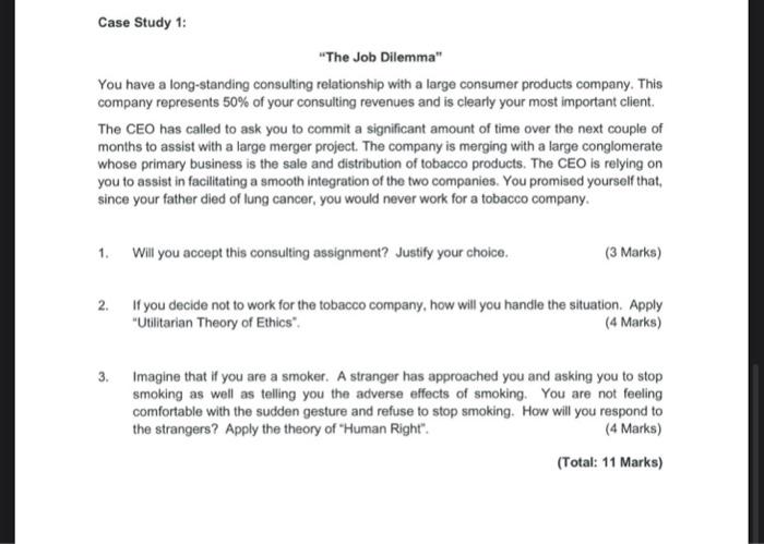 subject: introduction to business ethics and