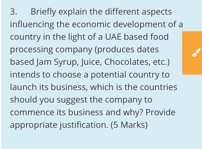 3. Briefly explain the different aspects