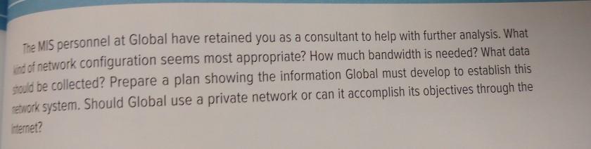 PROJECT # 1. Network Analysis Global