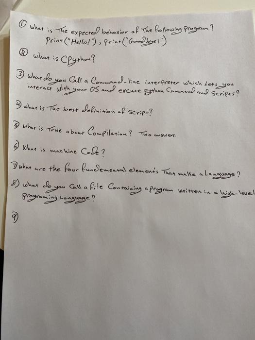 what is the @ what is CPython? expected behavior