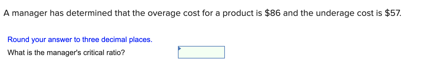 Demand for cheeseburgers is normally distributed.