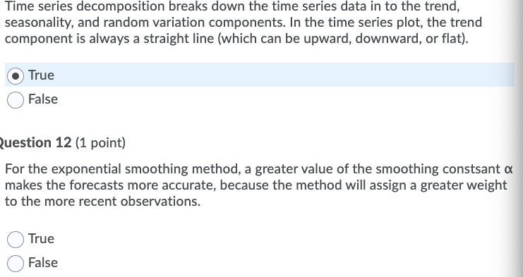 Time series decomposition breaks down the time