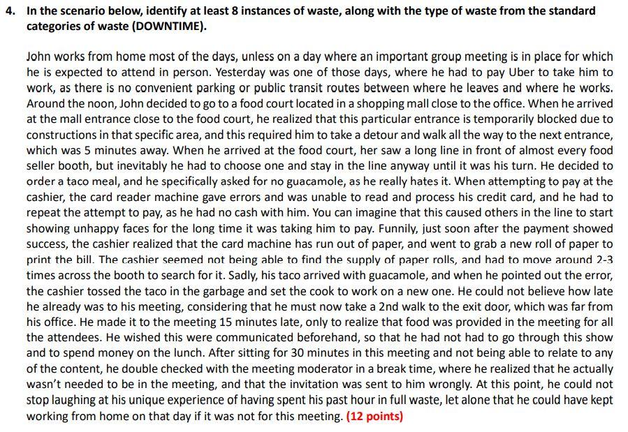 Please read the given case and fill in the given