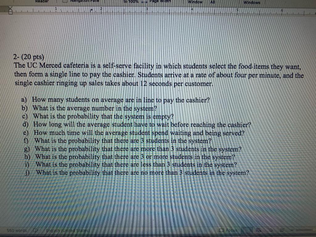 Window All Windows 2-(20 pts) The UC Merced