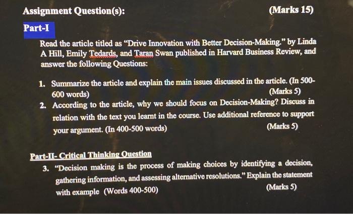 thats the case , please do as the assingment says