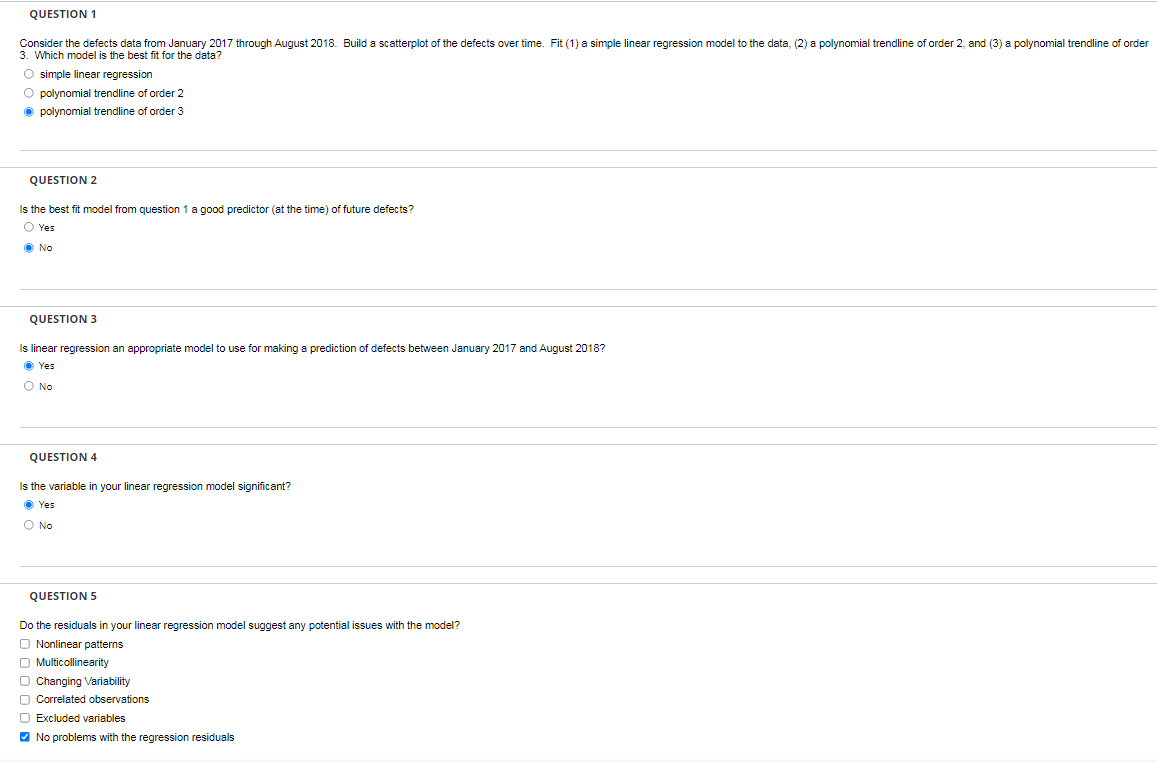 I got really weird answers that I am unsure are