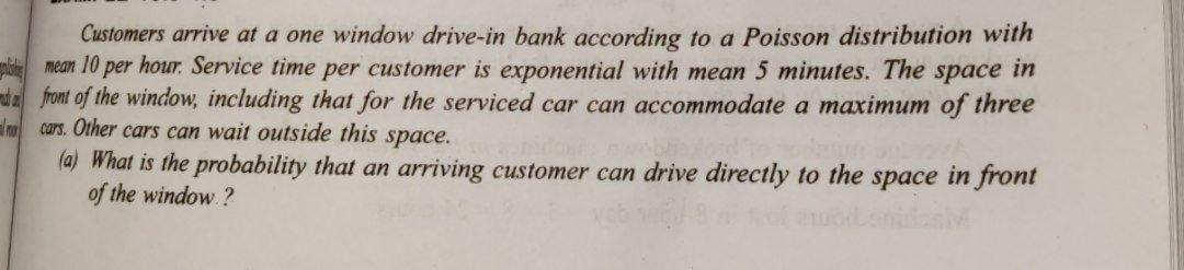 Operations Management Customers arrive at a one