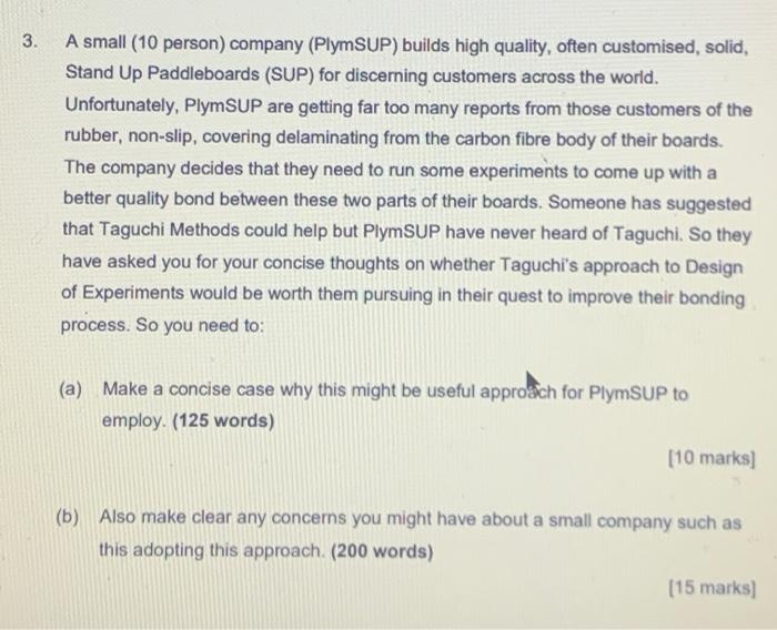 please be aware of word count answer b please