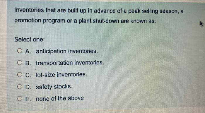 24 Which of the following represents a major