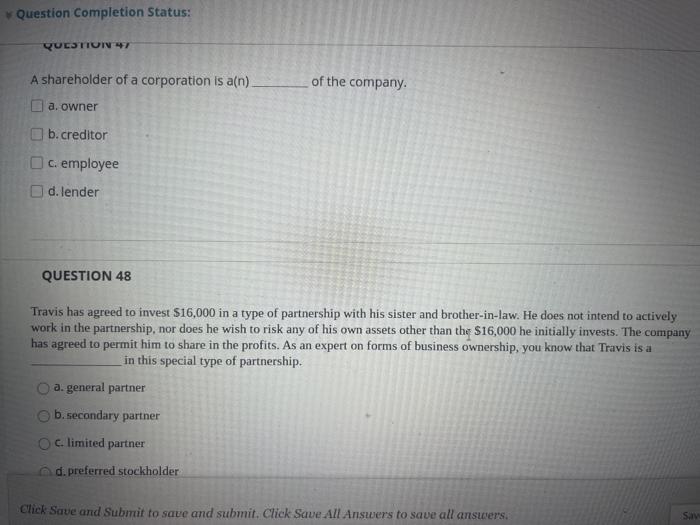 QUESTION 45 The total (gross) amount of money