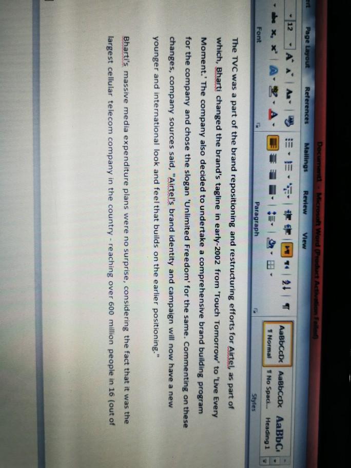 2) Task 2 (95 Marks) Main Assignment Read this