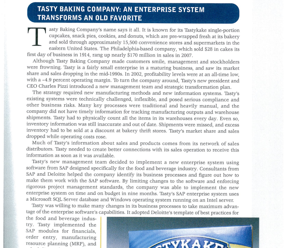 The analysis should answer the following three