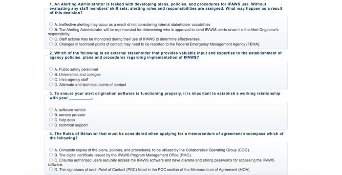 FEMA IS-251 course help with abswers please 1. An