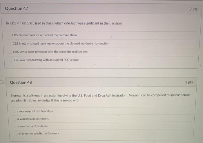 Question 44 2 pts Ben applies for social security