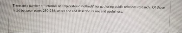 There are a number of 