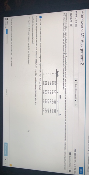 2016 AM Homework: M2 Assignment 2 Save Score: 0