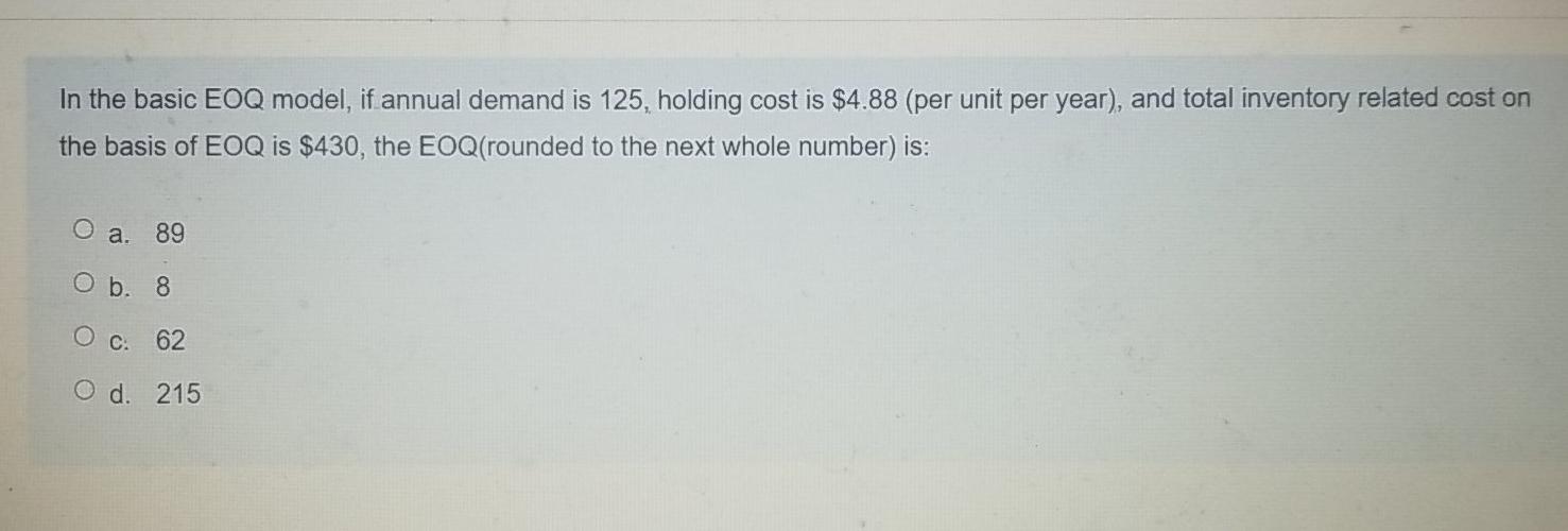 Six samples of five observations each have been