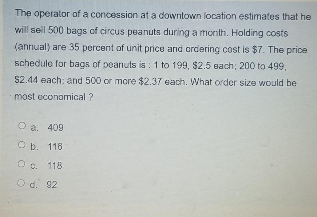 Six samples of five observations each have been