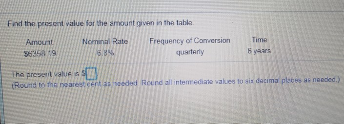 Amount is $6358.19, if not clear in the picture.