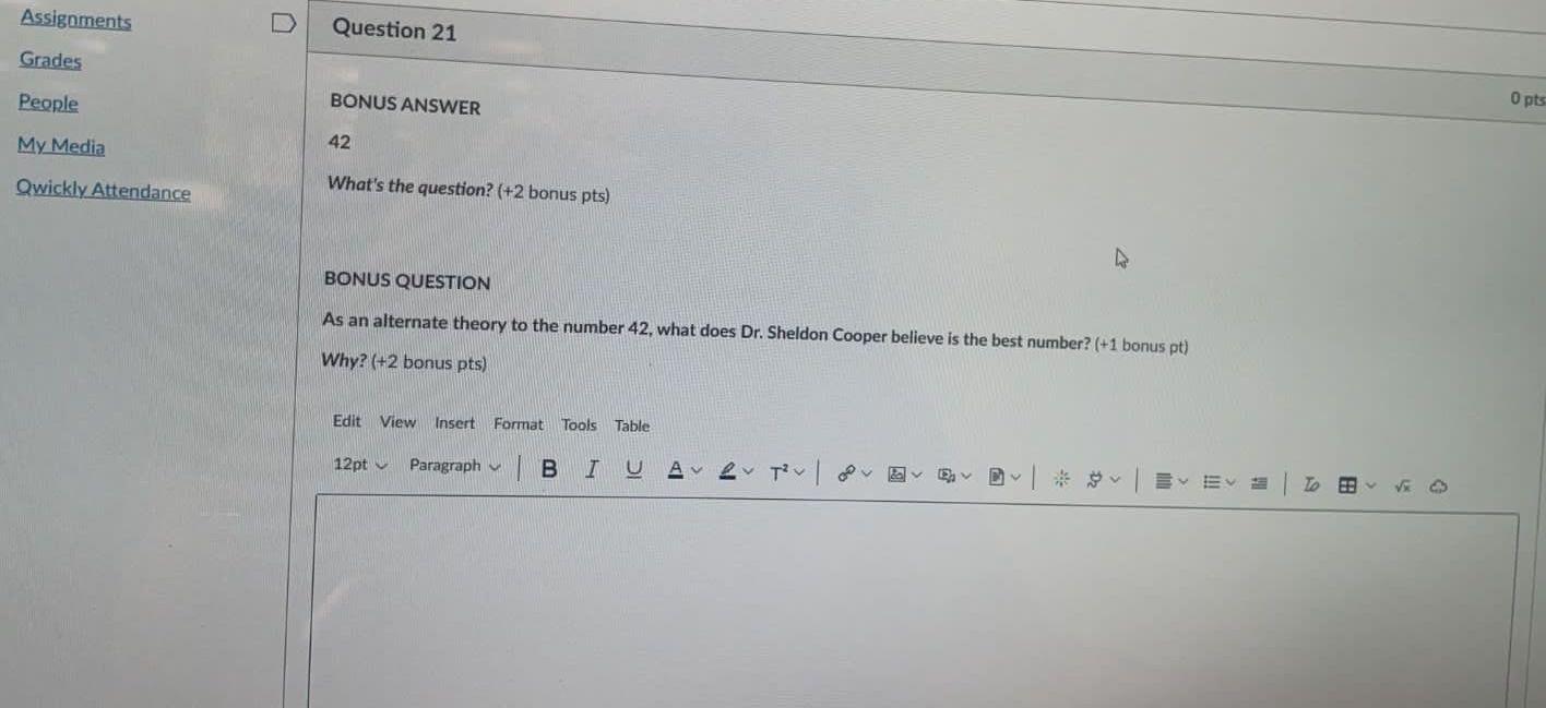 Assignments Grades People My Media Qwickly