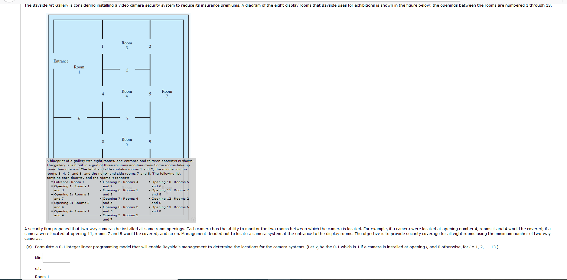 The Bayside Art Gallery is considering installing