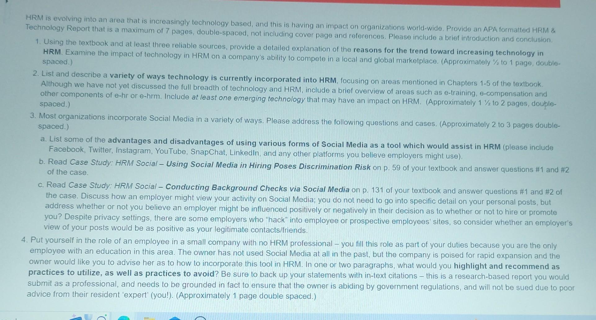 write more than 1500 words HRM is evolving into