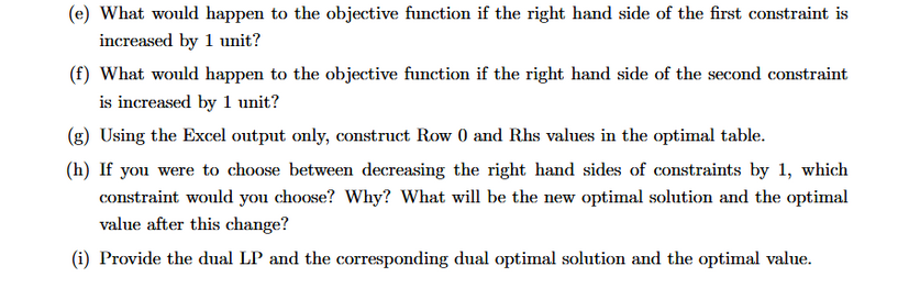 Q4: Consider the LP + 10B + 4C min 3A s.t. + +