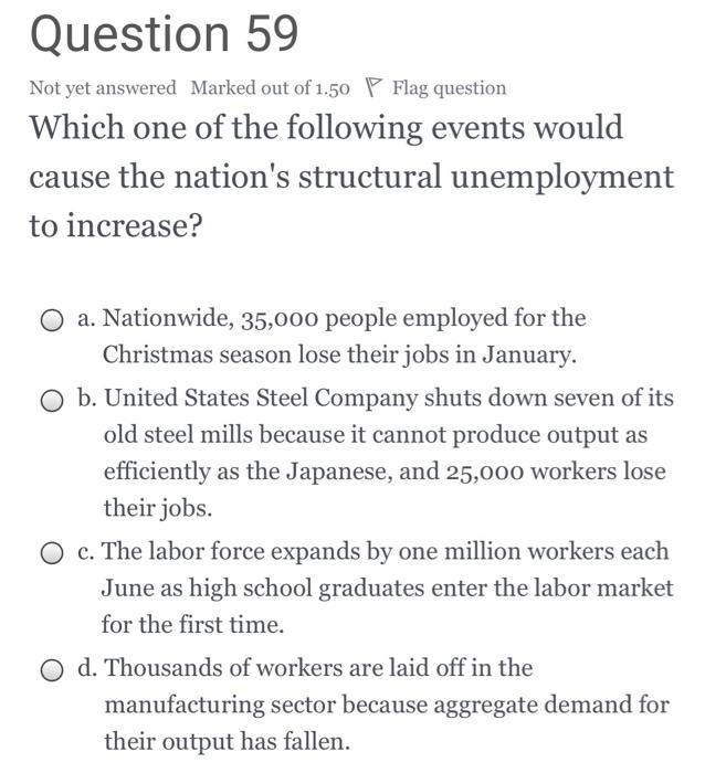 Macro, needed only answers without explanation