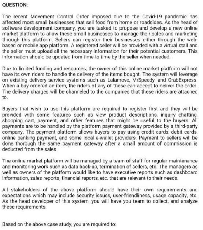 1. 2. QUESTION: The recent Movement Control Order