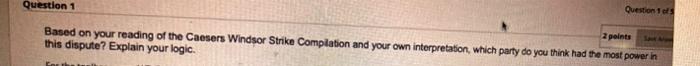 Question 1 of 5 Question 1 2 points Based on your