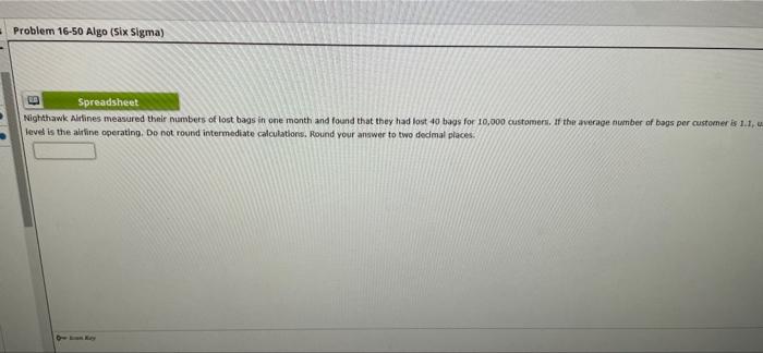 Chapter 16 weke Quality a taaraayan als Problem