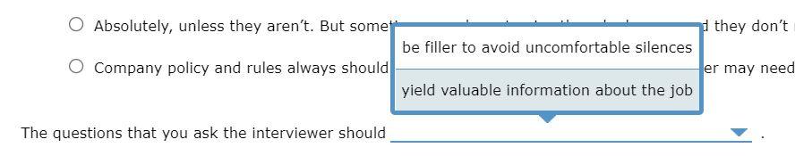 What should you remember when answering interview