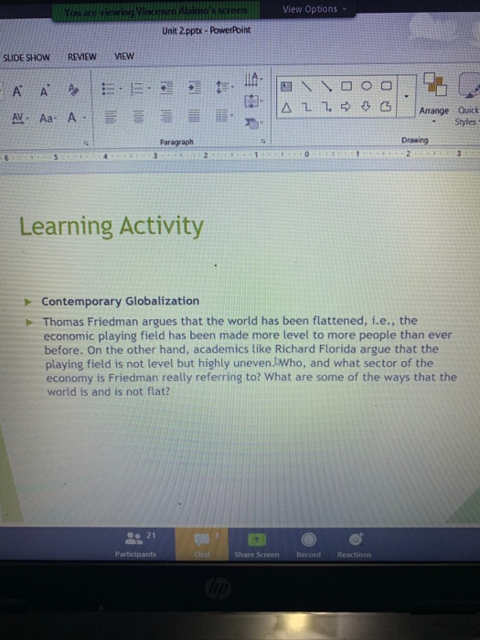 Viewer View Options Unit 2 pptx - PowerPoint