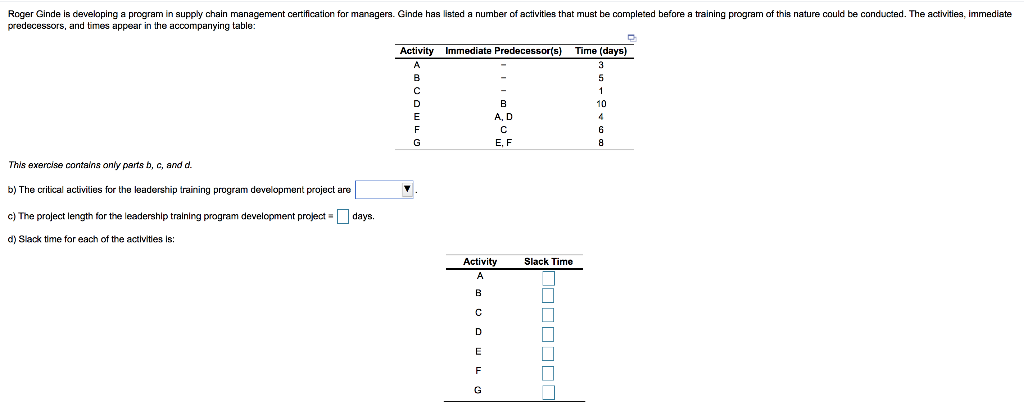 undefined Roger Ginde is developing a program in