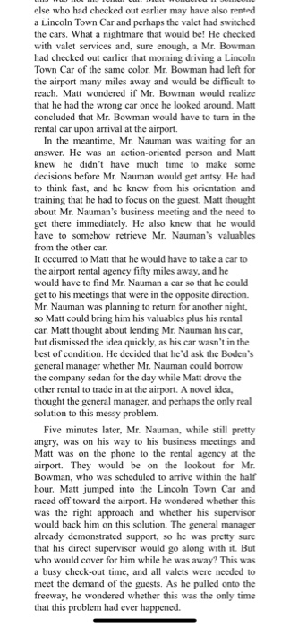 Case Study ... Owning the Problem! "You own the