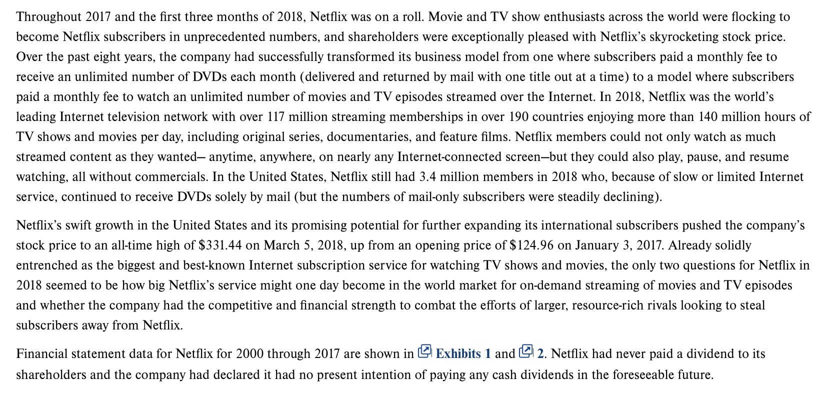 Do not mention Blockbuster How strong are the
