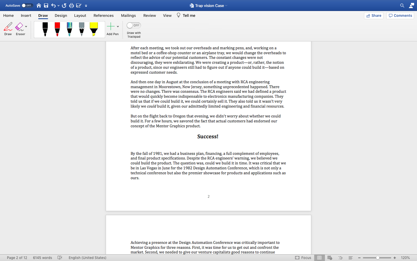 Read the "Vision Trap" by Gerry Langeler from