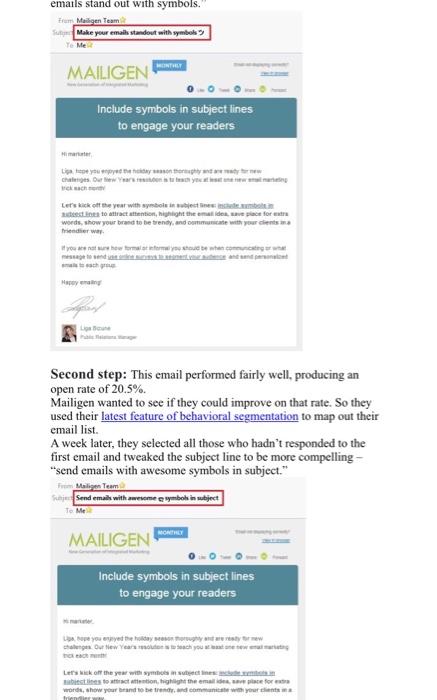 Case Study Email Marketing Mailien increased