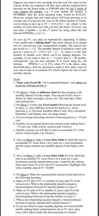 Suppose you want to save up funds over the next