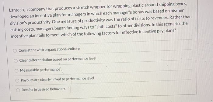 Lantech, a company that produces a stretch