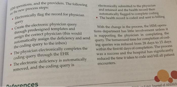 The health record is coded and the codes at pre