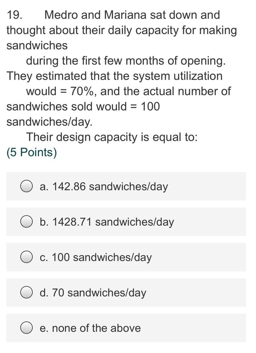 17. Medro and Mariana want to decide if they