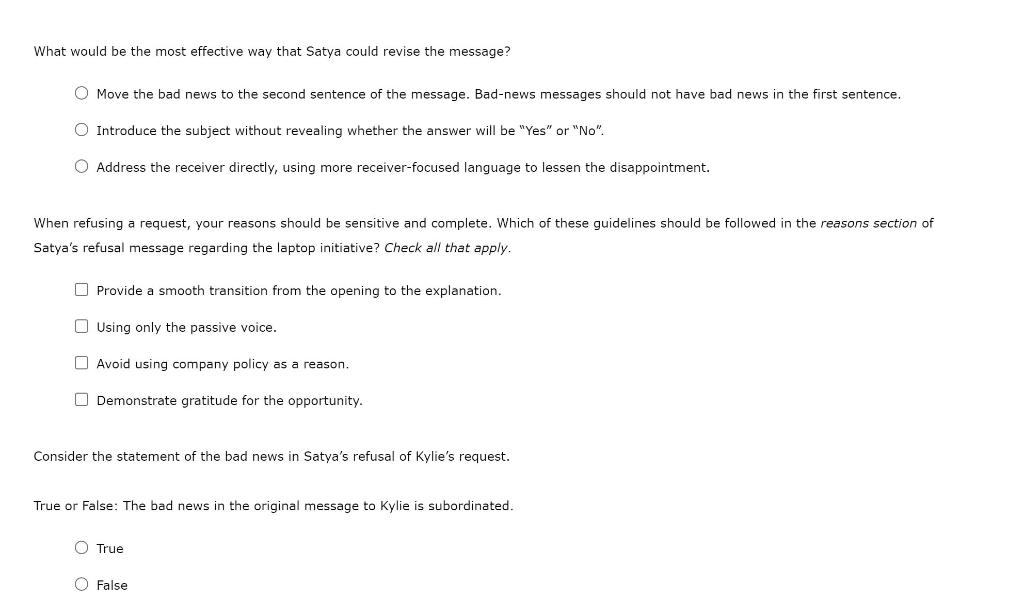 Use an inductive approach (reasons before