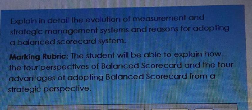 Explain in detail the evolution of measurement