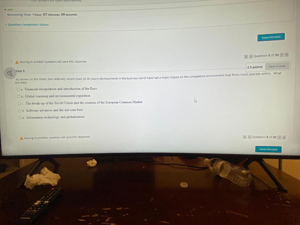 wered Remaining Time: 1 hour, 57 minutes, 00