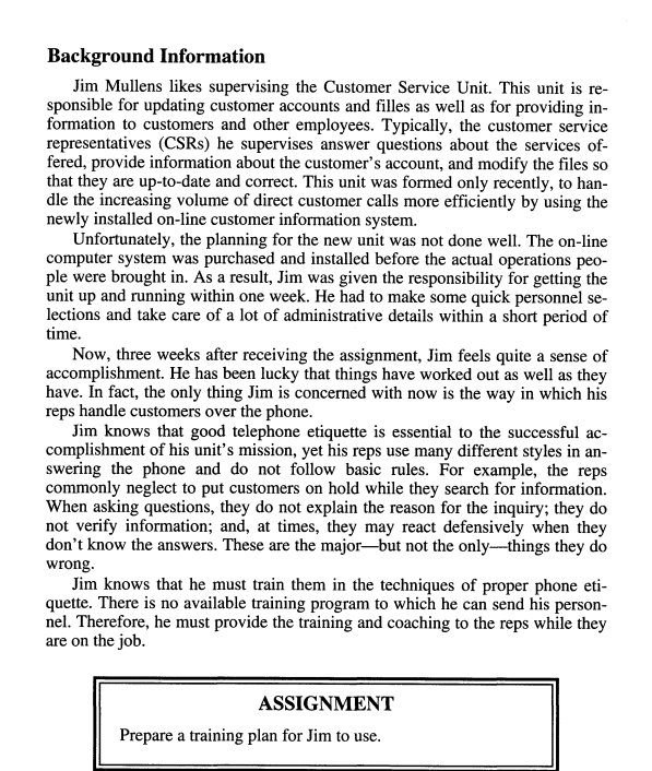 . Analyzed the following issues: Identify the