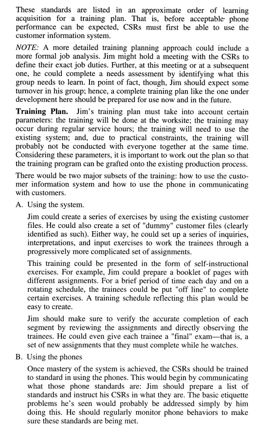 . Analyzed the following issues: Identify the